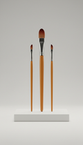 Sable Brush Set with Maple Handles