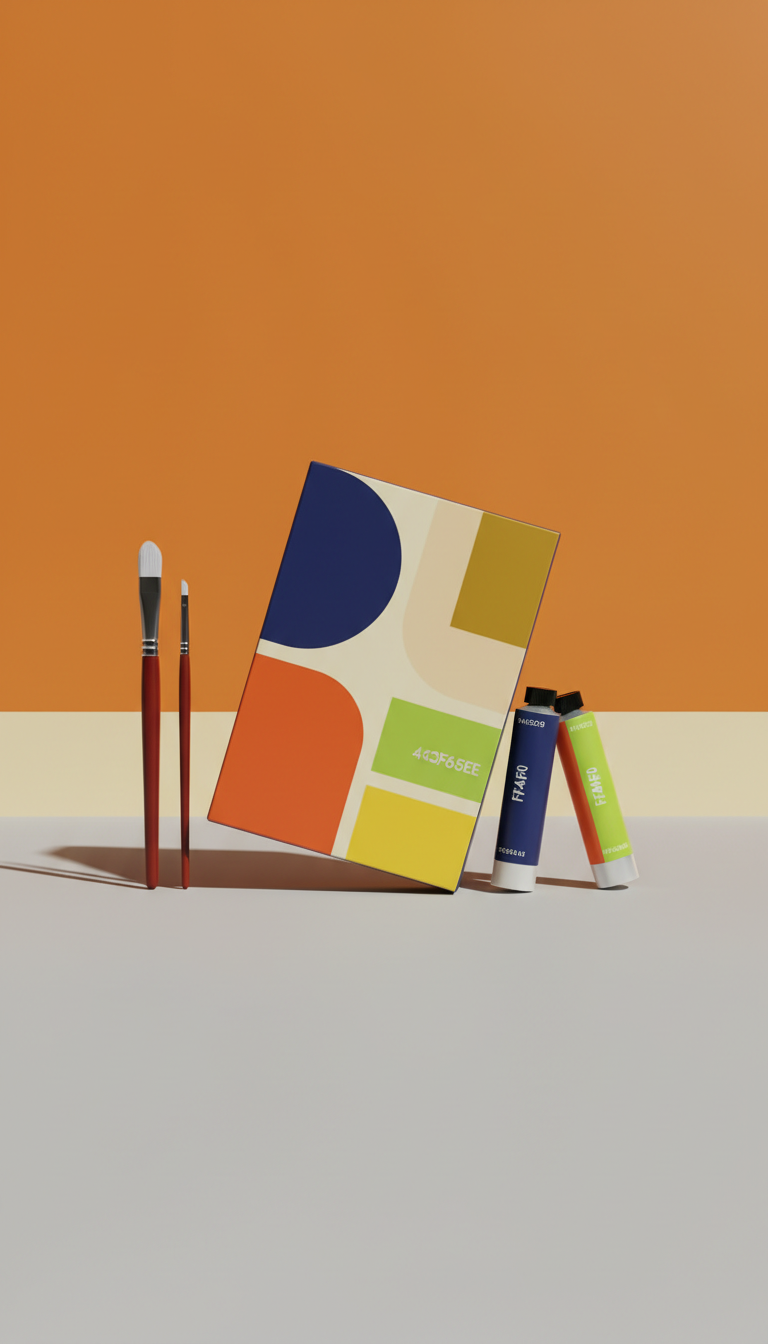 Premium pigment set with bold hues